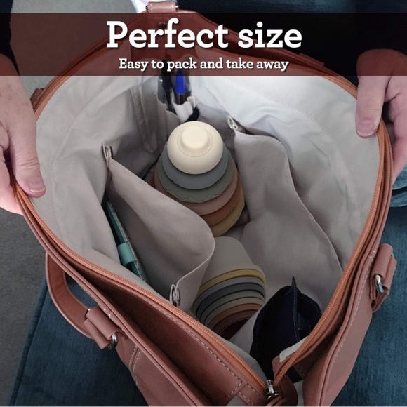 Baby Stack & Nest Toys, Soft Stack, Rings Stacker, Baby Sensory Teether Toys - Picture 5 of 9